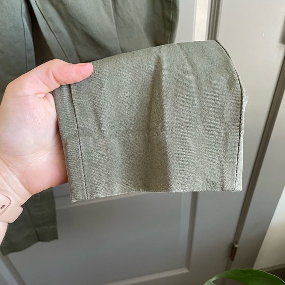 Everlane The Side Zip Stretch Work Pant in Surplus/Sage Green - Picture 6 of 6